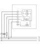 Analogowy-cyfrowy chronotermostat tygodniowy, zasilanie 3V 2x1.5V AA