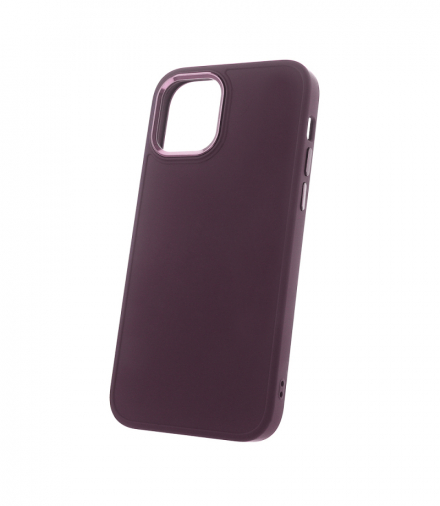 Nakładka Satin do iPhone 12 / 12 Pro 6,1" burgundowa TFO GSM165309