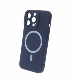 Nakładka Silicon Mag do iPhone 12 6,1" ciemnoniebieska TFO GSM167188