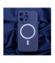 Nakładka Silicon Mag do iPhone 12 6,1" ciemnoniebieska TFO GSM167188
