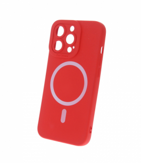 Nakładka Silicon Mag do iPhone 15 6,1" czerwona TFO GSM175299