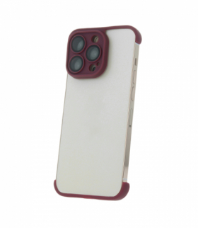 TPU mini bumpers z ochroną aparatu do iPhone 12 6,1" wiśniowy TFO OEM101761