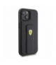 Nakładka Ferrari do iPhone 15 6,1 FEHCP15SGSPSIK HC GRIP STAND PU TFO BRA100435
