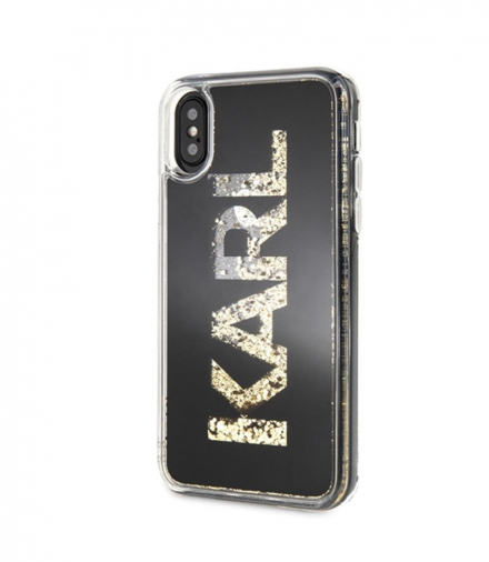 Nakładka do iPhone X / XS KLHCPXKAGBK transparentna hard case Karl Logo TFO Karl Lagerfeld GSM045516