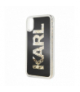 Nakładka do iPhone X / XS KLHCPXKAGBK transparentna hard case Karl Logo TFO Karl Lagerfeld GSM045516
