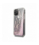 Nakładka do iPhone 11 Pro Max KLHCN65TRKSRG różowo-złota hard case Glitter Signature TFO Karl Lagerfeld GSM097043