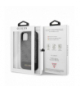 Nakładka do iPhone 11 GUHCN61G4GLGR szara hard case 4G PU Metal Logo TFO Guess GSM099181