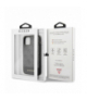 Nakładka do iPhone 11 Pro Max GUHCN65G4GLGR szara hard case 4G PU Metal Logo TFO Guess GSM099182