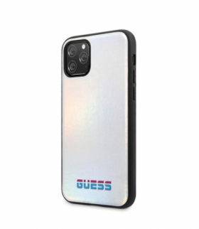 Nakładka do iPhone 11 Pro GUHCN58BLD srebrna hard case Iridescent TFO Guess GSM100223