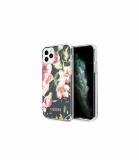 Nakładka do iPhone 11 Pro GUHCN58IMLFL03 granatowa hard case Flower Collection TFO Guess GSM102708