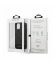 Nakładka do iPhone 12 / 12 Pro 6,1" GUHCP12MG4GLGR szara hard case 4G Stripe Collection TFO Guess GSM104830