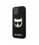 Nakładka do iPhone 12 / 12 Pro 6,1" KLHCP12MCH3DBK czarna hard case 3D Rubber Choupette TFO Karl Lagerfeld GSM106008