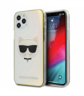 Nakładka do iPhone 12 Pro Max 6,7" KLHCP12LCIR wielokolorowa hard case Iridescent Choupette TFO Karl Lagerfeld GSM106017