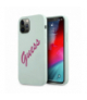Nakładka do iPhone 12 Pro Max 6,7" GUHCP12LLSVSBF niebiesko-fuksja hard case Silicone Vintage TFO Guess GSM109219