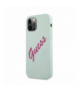 Nakładka do iPhone 12 Pro Max 6,7" GUHCP12LLSVSBF niebiesko-fuksja hard case Silicone Vintage TFO Guess GSM109219
