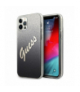 Nakładka do iPhone 12 / 12 Pro 6,1" GUHCP12MPCUGLSBK czarna hard case Glitter Gradient Script TFO Guess GSM109255