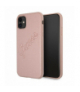 Nakładka do iPhone 12 / 12 Pro 6,1" GUHCP12MRSAVSRG różowe hard case Saffiano Vintage Script TFO Guess GSM109261