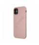 Nakładka do iPhone 12 / 12 Pro 6,1" GUHCP12MRSAVSRG różowe hard case Saffiano Vintage Script TFO Guess GSM109261