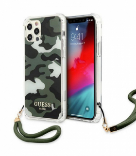 Nakładka do iPhone 11 GUHCN61KSARKA zielona hard case Camo Collection TFO Guess GSM111171