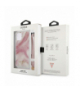 Nakładka do iPhone 12 Pro Max 6,7" GUHCP12LKSMAPI różowa hard case Marble with cord Collection TFO Guess GSM111190