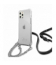Nakładka do iPhone 12 / 12 Pro 6,1" GUHCP12MKC4GSSI przeźroczysta hard case 4G Silver Chain TFO Guess GSM111202
