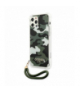 Nakładka do iPhone 12 / 12 Pro 6,1" GUHCP12MKSARKA zielona hard case Camo Collection TFO Guess GSM111208