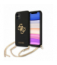 Nakładka do iPhone 12 / 12 Pro 6,1" GUHCP12MLSC4GBK czarna hard case 4G Gold Chain Collection TFO Guess GSM111216