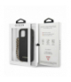 Nakładka do iPhone 12 / 12 Pro 6,1" GUHCP12MSASGBK czarna hard case Saffiano Chain TFO Guess GSM111302