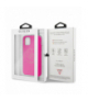 Nakładka do iPhone 11 Pro GUHCN58LS4GFU fuksja hard case Silicone 4G Tone On Tone TFO Guess GSM111356