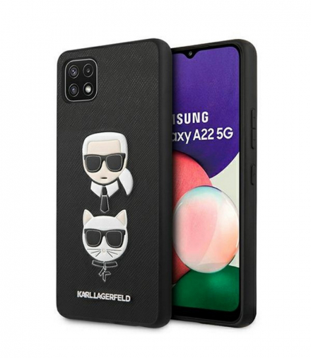 Nakładka do Samsung Galaxy A22 5G A226 KLHCSA22SAKICKCBK czarna hard case Karl & Choupette TFO Karl Lagerfeld GSM111611