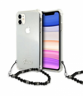 Nakładka do iPhone 11 GUHCN61KPSBK przeźroczysta hard case Black Pearl TFO Guess GSM111672