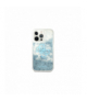 Nakładka do iPhone 13 Mini 5,4" GUHCP13SLG4GBL niebieska hard case 4G Big Liquid Glitter TFO Guess BRA011104