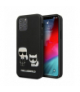 Nakładka do iPhone 13 6,1" KLHCP13MPCUSKCBK czarna hard case Iconic Karl & Choupette TFO Karl Lagerfeld BRA011138