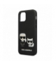 Nakładka do iPhone 13 6,1" KLHCP13MPCUSKCBK czarna hard case Iconic Karl & Choupette TFO Karl Lagerfeld BRA011138