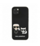 Nakładka do iPhone 13 Mini 5,4" KLHCP13SSSKCK hard case czarna Silicone Karl & Choupette TFO Karl Lagerfeld BRA011158