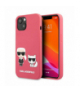 Nakładka do iPhone 13 Pro Max 6,7'' KLHCP13XSSKCP różowa hard case Silicone Karl & Choupette TFO Karl Lagerfeld GSM112952