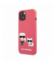 Nakładka do iPhone 13 Pro Max 6,7'' KLHCP13XSSKCP różowa hard case Silicone Karl & Choupette TFO Karl Lagerfeld GSM112952