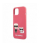 Nakładka do iPhone 13 Pro Max 6,7'' KLHCP13XSSKCP różowa hard case Silicone Karl & Choupette TFO Karl Lagerfeld GSM112952