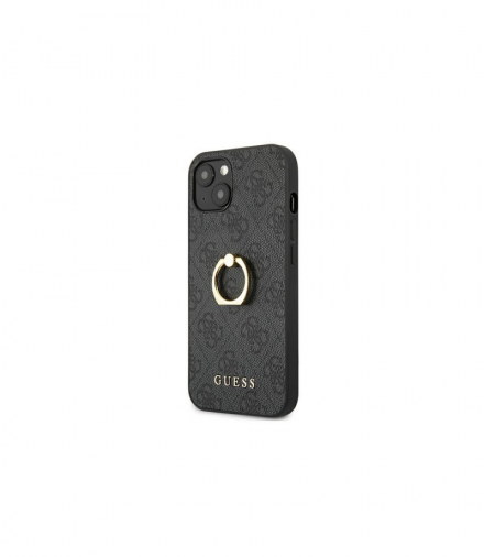 Nakładka do iPhone 13 Pro Max 6,7'' GUHCP13X4GMRGR szare hard case 4G with ring stand TFO Guess GSM113012