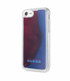 Nakładka do iPhone 7 / iPhone 8 GUHCI8GLCRE czerwone hard case California Glow in the Dark TFO Guess GSM093514