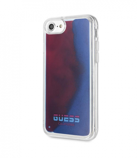 Nakładka do iPhone 7 / iPhone 8 GUHCI8GLCRE czerwone hard case California Glow in the Dark TFO Guess GSM093514