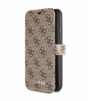 Etui do iPhone 11 Pro Max GUFLBKSN654GB brązowy book case 4G TFO Guess GSM095678