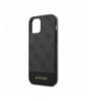 Nakładka do iPhone 12 / 12 Pro 6,1" GUHCP12MG4GLGR szara hard case 4G Stripe Collection TFO Guess GSM104830