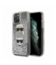 Nakładka do iPhone 11 KLHCN61KCGLSL srebrna hard case Glitter Karl&Choupette TFO Karl Lagerfeld GSM105985