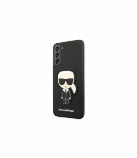 Nakładka do Samsung Galaxy S22 Plus KLHCS22MSLKHBK czarna hard case Silicone Karl's Head TFO Karl Lagerfeld GSM115400