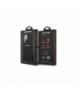 Nakładka do Samsung Galaxy S22+ S906 AMHCS22MGSEBK czarna hardcase Leather Debossed Lines TFO AMG BRA100014