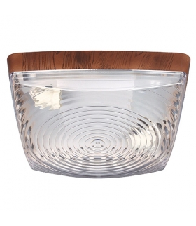 Plafoniera 01990 SQUARE CLASSIC WALNUT