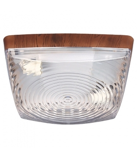 Plafoniera 02000 BIG SQUARE CLASSIC WALNUT