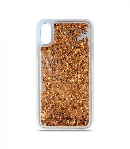 Nakładka Liquid Sparkle TPU do Xiaomi Redmi Note 12 5G (Global) / Poco X5 złota TFO GSM171989