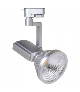 Oprawa COB LED do szynoprzewodu 02432 PRAG-12 HL824L SILVER 4200K